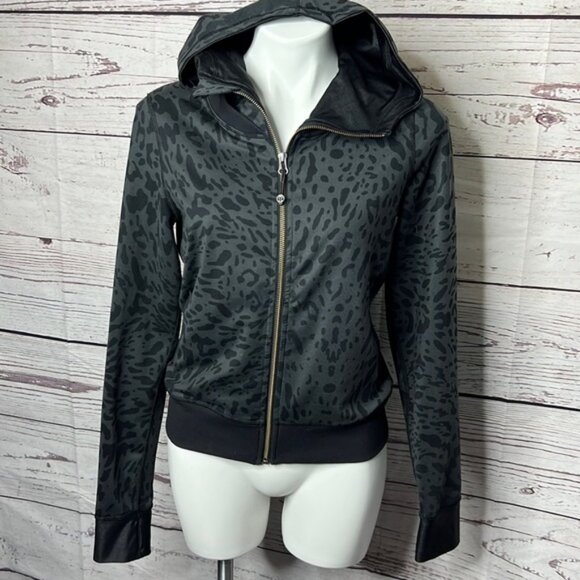 Lululemon Namaskar HoodieAnimal Swirl Deep Coal Black / Black - Picture 1 of 5